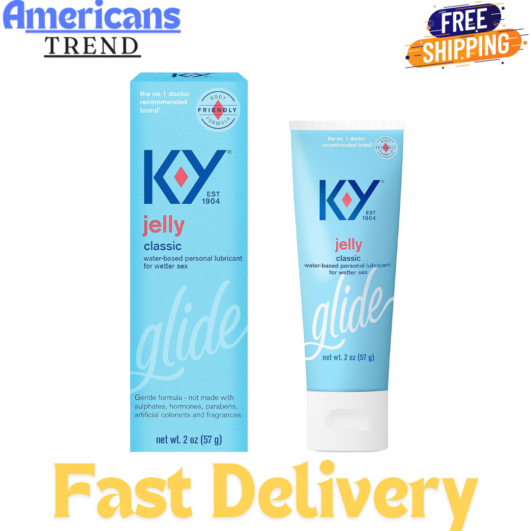 K-Y Jelly Personal Lubricant Water Based Lube for Wetter Sex **NEW** .....