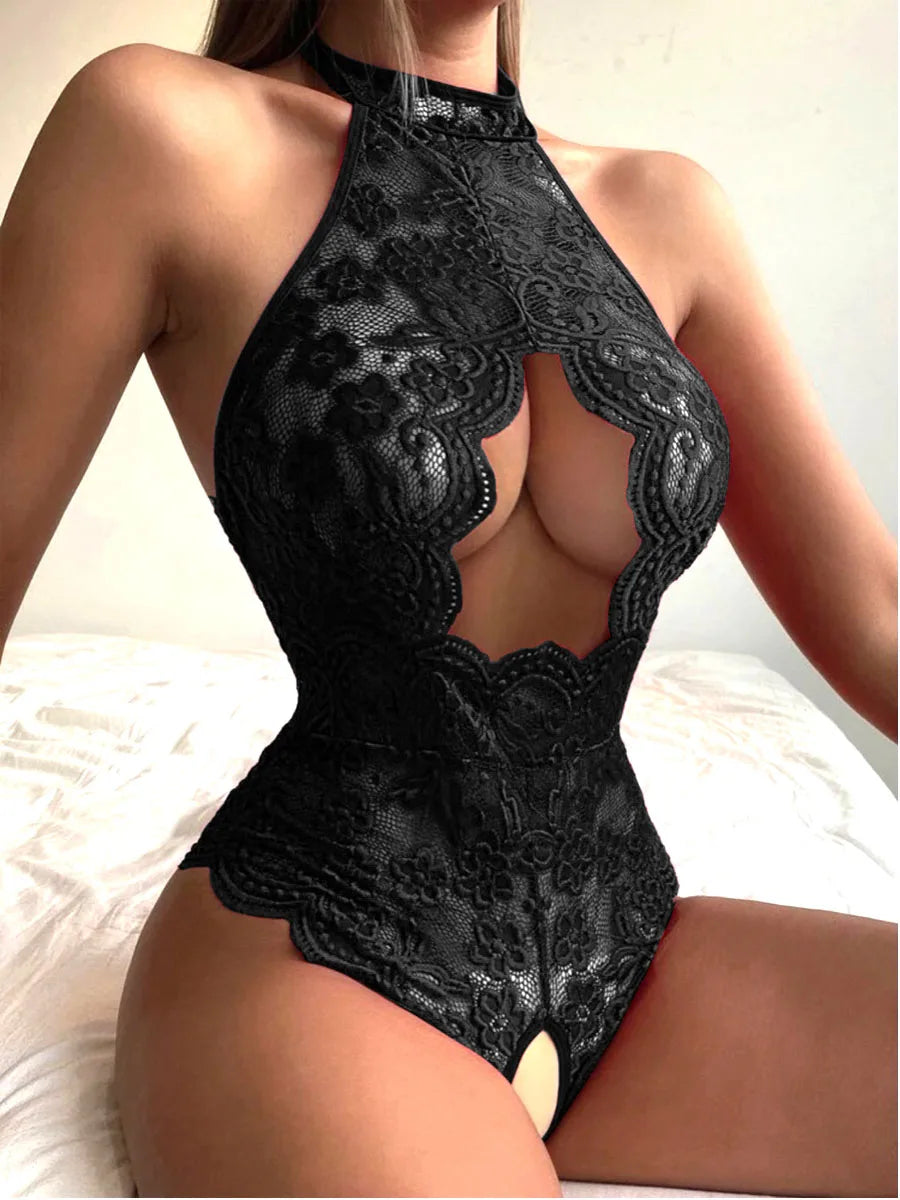 Woman Lingerie Sexy Dress Erotic Lace Lingerie Porno Clothes Transparent Lenceria Sexy Sleepwear for Sex Underwear Costumes